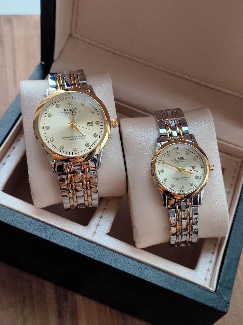 ست ساعت فلزی مارک رولکس