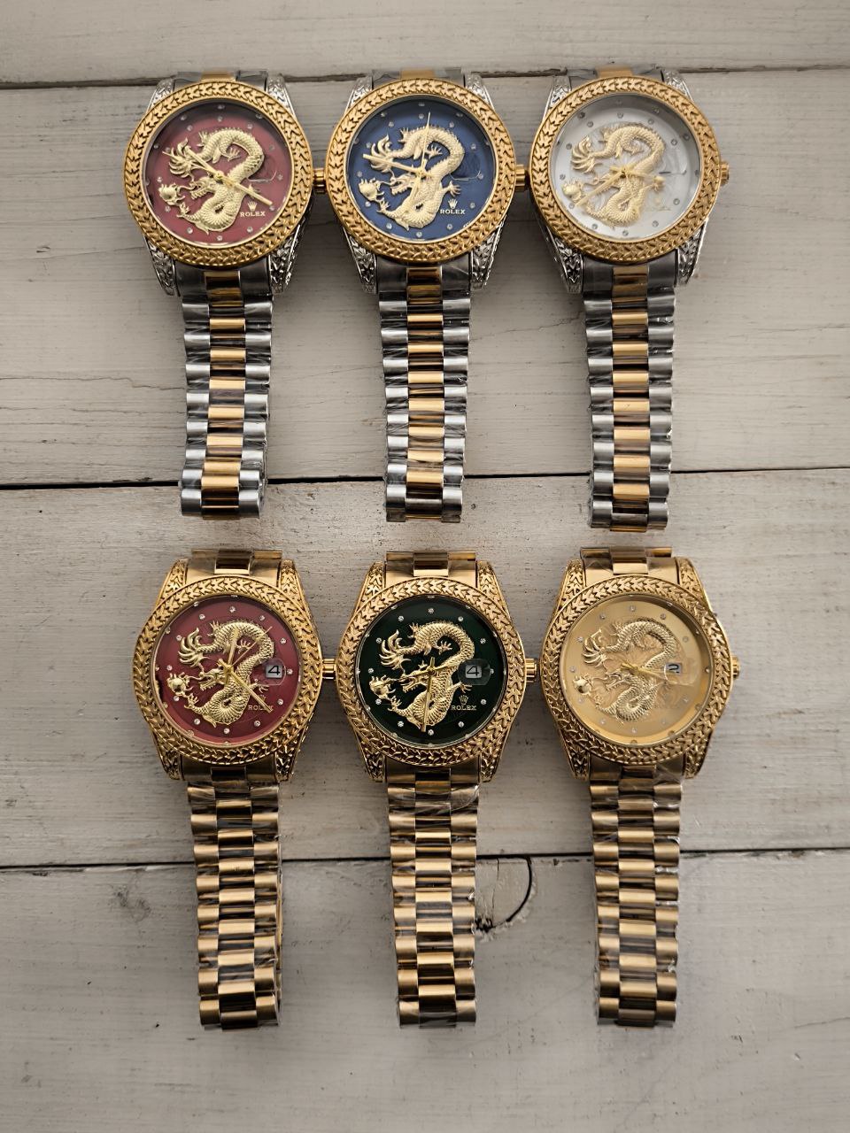 ساعت مردانه فلزی مارک رولکس اژدها