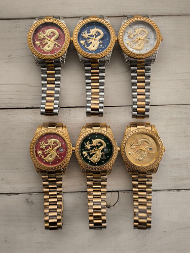 ساعت مردانه فلزی مارک رولکس اژدها